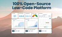 Screenshot of 100% Open-Source Low-code platform.