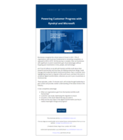 Screenshot of customer content for driving account based inquiries