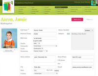 Screenshot of Student Tracking 1