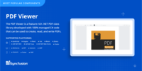 Screenshot of the PDF Viewer, which is .NET PDF class library developed with 100% managed C# code that can be used to create, read, and write PDFs.