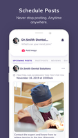 Screenshot of Practina simplifies the process of social media marketing for businesses in various industries. Establishes users online presence so that customers can easily find them online.