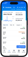 Screenshot of the invoices feature