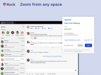 Screenshot of Zoom from any space