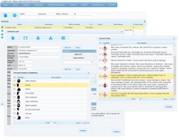 Screenshot of Chemical data sheet (an example)