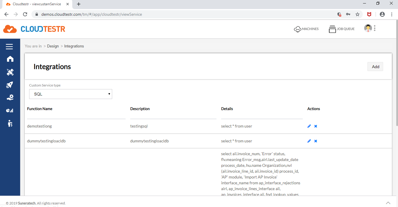 CloudTestr, discont