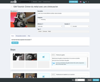 Screenshot of Dokit platform guide edition page