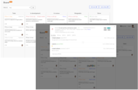 Screenshot of Agile board specifically engineered for developers and tech leads. Cards are automatically moved when items are updated in development tools such as code repositories. The board adapts to Scrum, Kanban or your own version of Agile depending on your needs for each project.