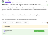 Screenshot of Accepted Solutions