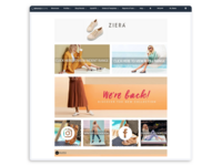 Screenshot of a view of how brands are presented on Brandscope, with access to products, promotions, marketing assets, and ordering tools.