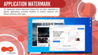 Screenshot of Application Screen Watermark