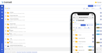 Screenshot of ExaVault File Manager
