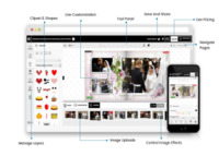 Screenshot of All-in-One Designer Web to Print Software