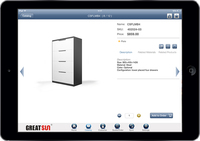Screenshot of Showcase Product Catalog