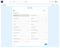 Screenshot of Scraping Setup Dashboard