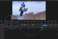 Screenshot of VideoProc Vlogger speed ramping
