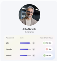 Screenshot of how Nartio's proctoring solution upholds assessment integrity, identifies potential risks, and ensures reliable results.