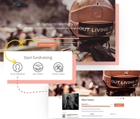 Screenshot of Classy Peer-to-Peer fundraising