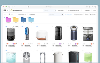 Screenshot of a Saved Product Library, where users can save promising Amazon products, organize them into custom folders, and quickly access product data for further research and comparison.