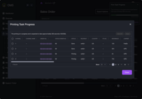 Screenshot of Real-Time Print Task Monitoring