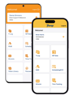 Screenshot of Therap Mobile App