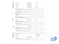 Screenshot of mapping data for an accurate migration process.