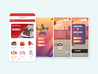 Screenshot of engaging game-like elements that can be added to a program.
•  Choose from a variety of games to run in loyalty programs
•  Set up various challenges such as quizzes, check-ins, and purchase targets
•  Connect gamification activities directly to points or rewards system