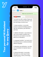 Screenshot of an example of Yatter as a personal AI Assistant for queries