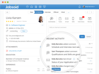 Screenshot of Collaborative recruitment