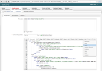 Screenshot of HTML5 and CSS3 templating with full support for responsive design.