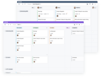 Screenshot of Advanced, customizable Kanban boards.