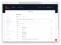 Screenshot of Broken Links