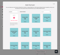 Screenshot of The BotXO Platform - Add Domain