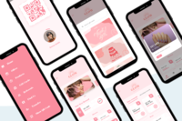 Screenshot of With the white-label app, your customers can shop your brand, browse offers, claim rewards, send referrals, receive push notifications, buy gift cards, write reviews, and more.