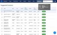 Screenshot of A global database of investors, available at your fingertips.