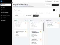 Screenshot of project views from the Kanban board.