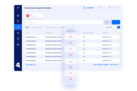 Screenshot of detections found with Heimdal's Ransomware Encryption Protection module