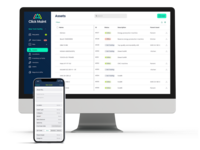 Screenshot of a display of all assets, from the desktop web app or mobile app