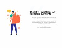 Screenshot of eSkilled LMS Testimonial