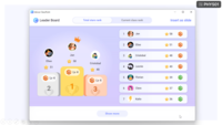 Screenshot of Leader Board