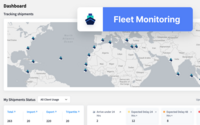 Screenshot of the interface to monitor a fleet at a glance used to:
-Keep an eye on all vessels on a single dashboard.
-Access real-time updates for each vessel in a fleet, ensuring smooth operations and prompt decision making.