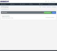 Screenshot of Free SSL
