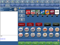 Screenshot of the beverages interface