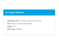 Screenshot of Verify Address: Uses authoritative, in-country reference datasets to check the validity & deliverability of a physical address with our address validation service.