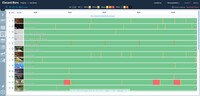 Screenshot of Live View Layout. Streaming issues are highlighted with colors depending on importance