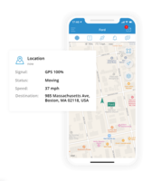 Screenshot of Real time Tracking