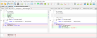 Screenshot of KS DB Merge Tools for SQLite Text diff - compare object definition