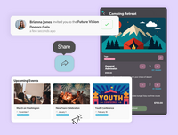 Screenshot of CONNECT: Engage Spaces empowers communities to grow and thrive with powerful tools to manage and connect teams. With intuitive directory features, you can easily organize people, assign roles, and create collaborative spaces. Whether you're building internal teams or engaging with external communities, Engage Spaces ensures everyone stays connected, fostering deeper relationships and enhancing collaboration across your organization.