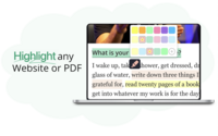 Screenshot of Highlight any Website or PDF