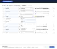 Screenshot of Column matching