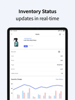 Screenshot of BoxHero's real-time inventory updates